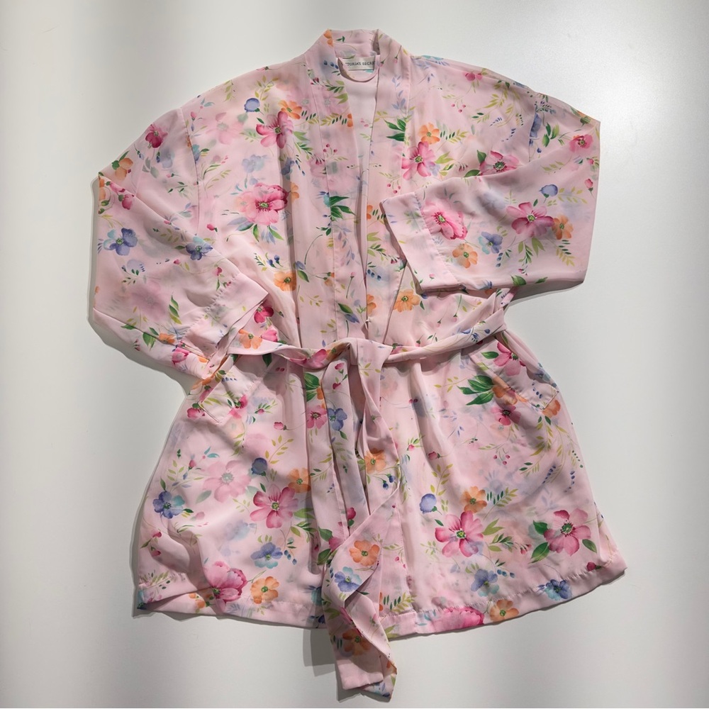 VICTORIA'S SECRET Robe Wildflower Floral Print‎ Size O/S